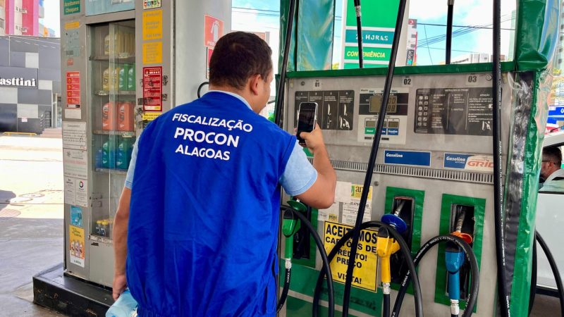 Preço da gasolina em Alagoas cai 5,8% e chega a R$