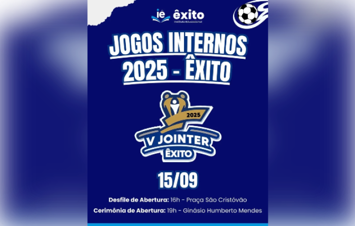 Jogos Internos 2025 do Colégio Êxito em Palmeira d